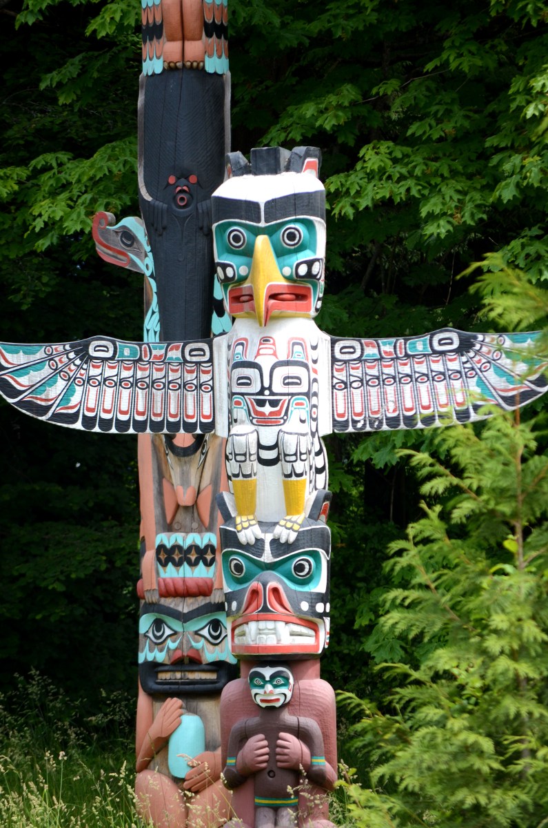 Stanley Park totem poles