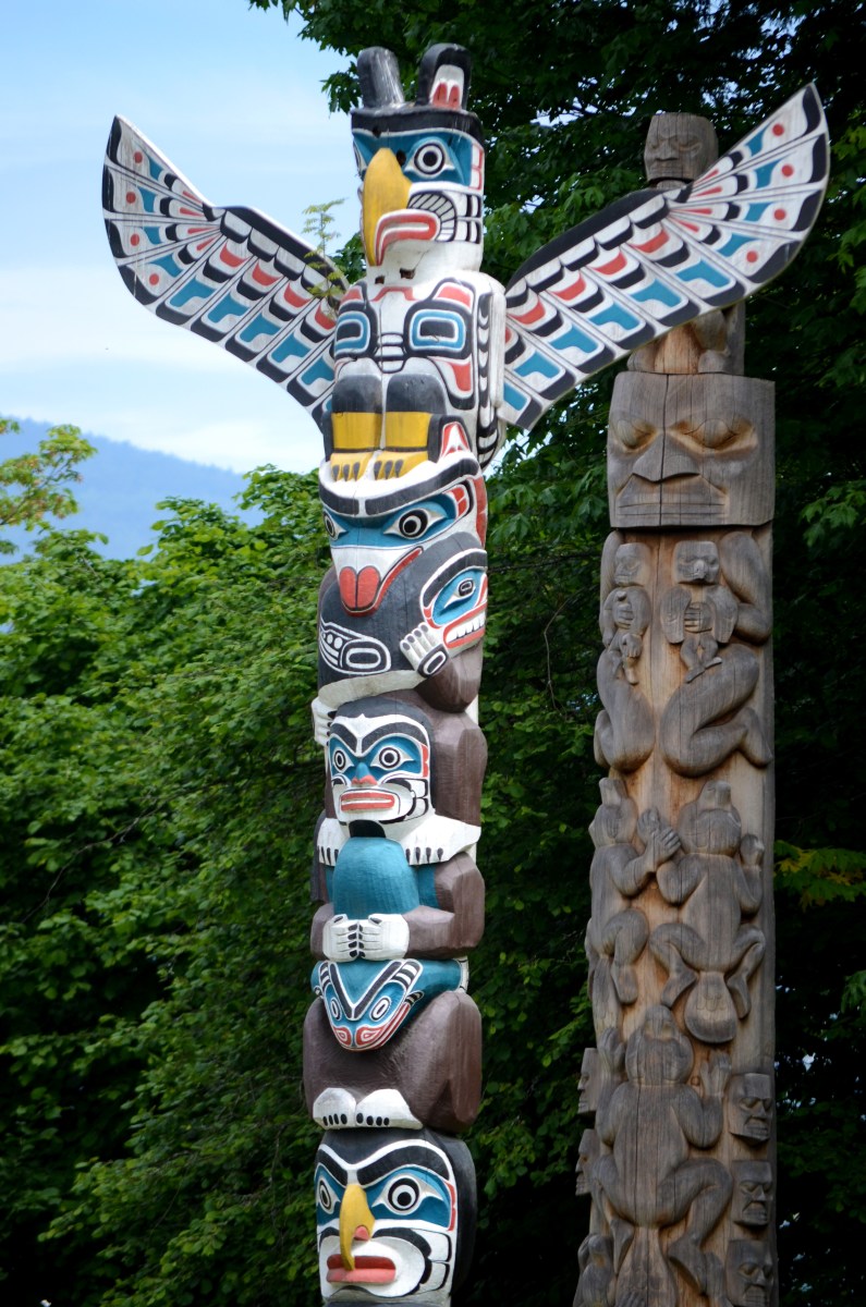 Stanley Park totem poles