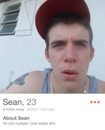tinder bio