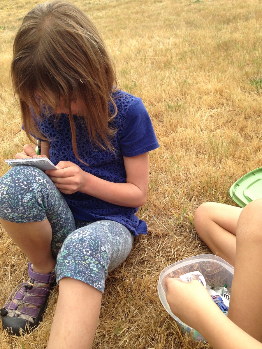 writing note in geocache