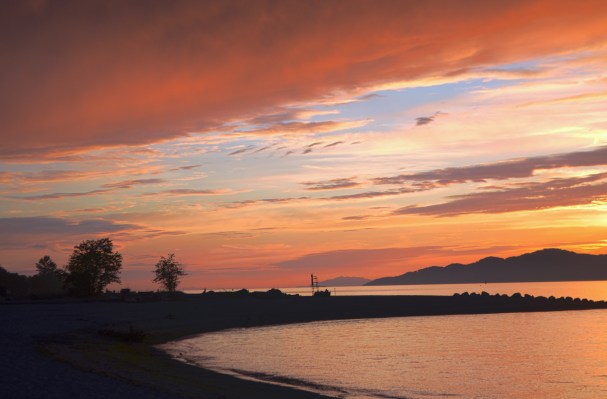 Spanish Banks sunset