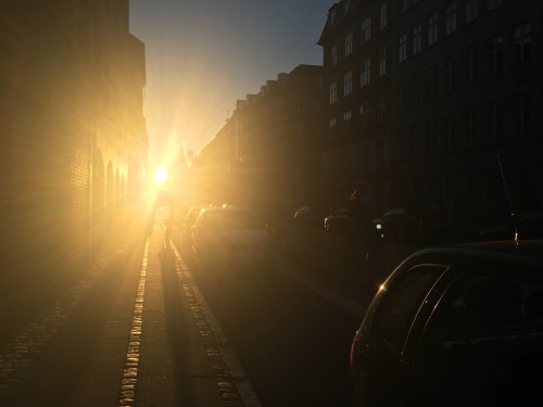 Copenhagen at sunset