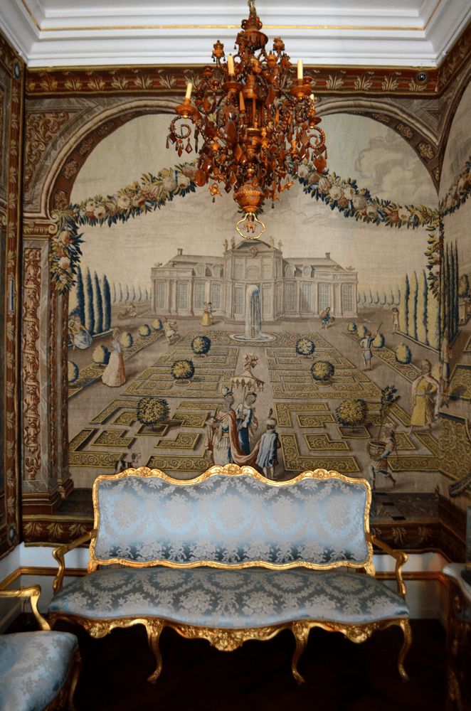 furniture at Rosenborg Slot